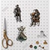 Unbranded 10pcs Retro Steampunk Figures Stickers- Scrapbook, Journal, DIY Crafts