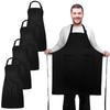 Cozypower 4 Pcs Plus Size Apron for Big and Tall