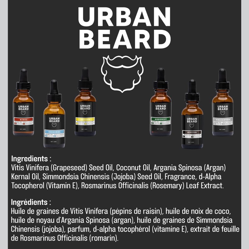 Urban Beard Beard Oil – Beard Oil for Men –