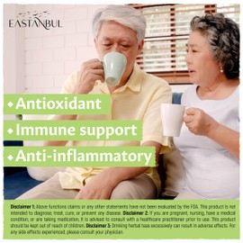 Eastanbul Olive Leaf, 1.06oz Olive Leaf Tea AKA Te De Hojas De Olivo, Dried Olive Leaves, Wholesome Olive Leave Tea, Loose Olive Tree Leaves from Turkish Mediterranean, Caffeine-Free Olive Tea Leaf