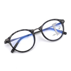 SOPHILY Round Progressive Multifocus Reading Glasses Women Men Multifocal Readers Blue Light Blocker Black Tortoiseshell +1.75