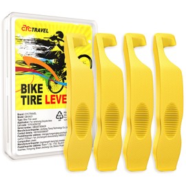 cyctravel Reifenheber Fahrrad, 4 Teiliges Set aus Superstarken Reifenheber, die die Radnabe Nicht Beschädigen, rutschfest und Arbeitssparend Sind, Geeignet für Mountainbikes und Rennräder