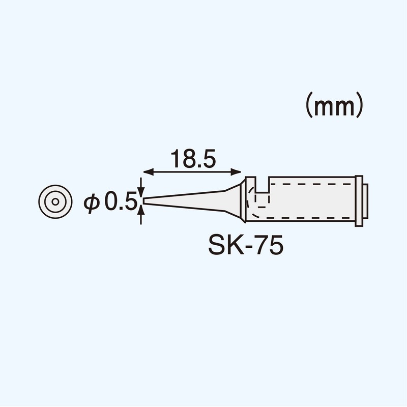 エンジニア SK-70シリーズ用半田コテチップ SK-75