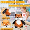 LoYuSenn Cute 10-Inch Fox Stuffed Animal Plush Toy Party Favors
