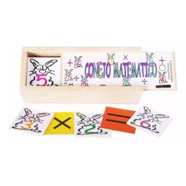 D. Imprehispanica Conejo Matemático De Madera, Educativo, Didáctico, 50 Pzs.