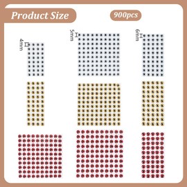 FREEBLOSS 900Pcs Fishing Lure Eyes 4D Realistic Holographic Fishing Eyes Realistic Fly Tying Eye Lure Making Supplies 3 Colors Fishing Lures Stickers for Fish Bait Lures Crafts 4mm/5mm/6mm