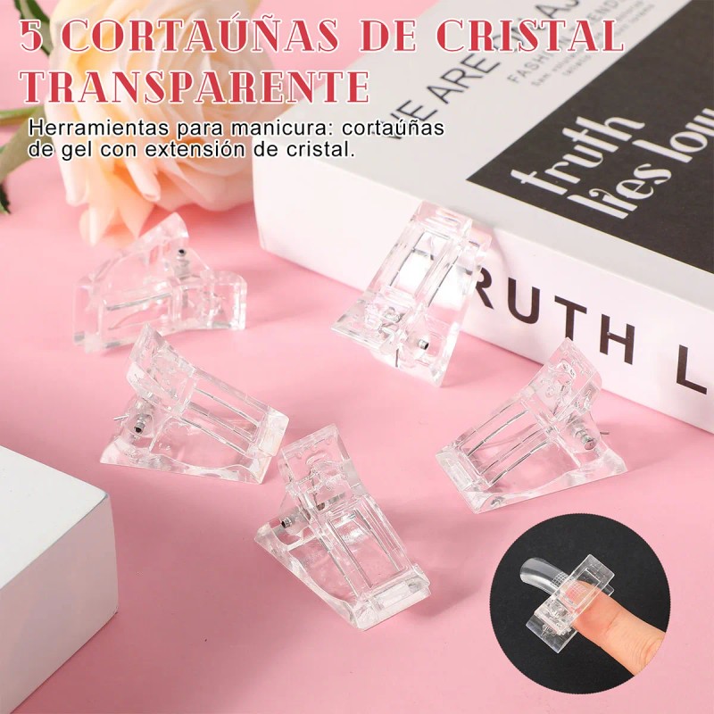 Kit Para Uñas Polygel De Completo Acrilicas Slip Solución