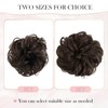Vlasy Messy Bun Hair Piece for Women,Curly Wavy Hair Scrunchies