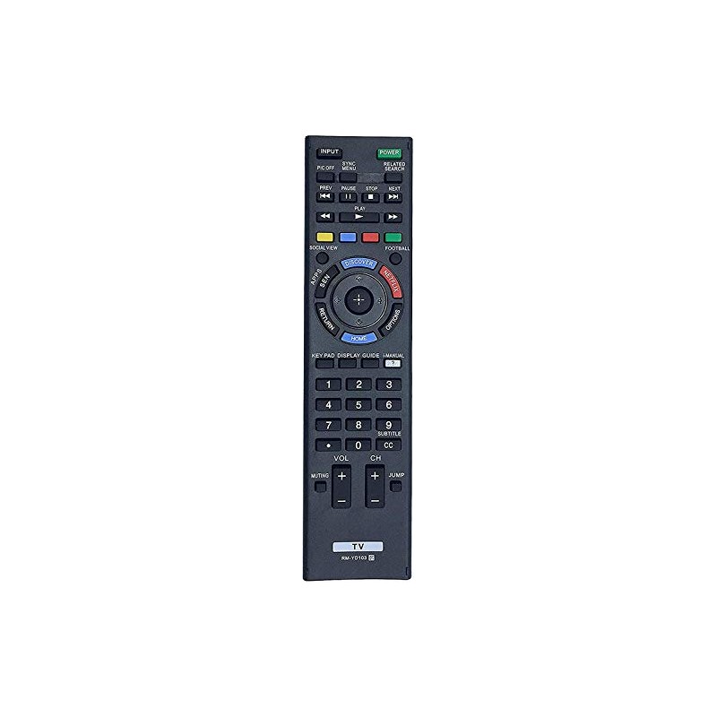 New RM-YD103 Replacement Remote Control Compatible with Sony Bravia LCD