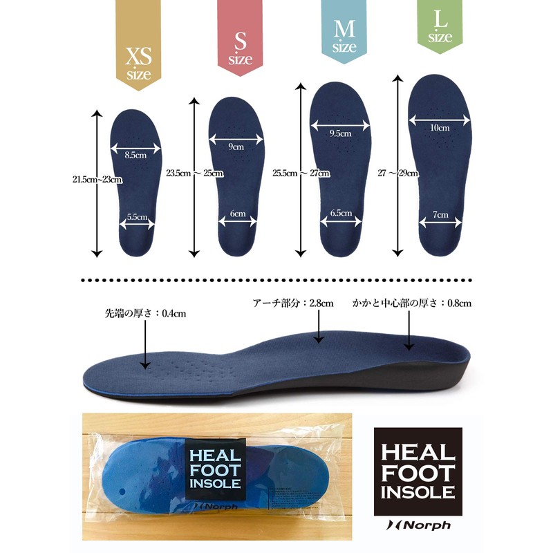 Heal foot Ergonomic 3D Arch - Support Insole