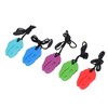 5pcs Infants Teething Necklace Silicone Exercise Senses Soothing Gum Chewing