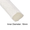 sourcing map Insulation Braid Sleeve, Fibreglass Sleeve 3.3Ft-16 mm High