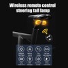 Bike Tail Light with Turn Signals USB Rechargeable Wireless Remote