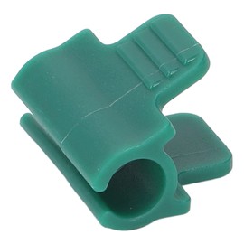 24 Pcs Vinyl Sheet Clips, Plastic Membrane Clamps for 0.6 inch (14 mm) Tubes, Single Clip, Great for Large Shelves Greenhouses and Flower Beds (Thick 0.6 inches (14 mm)