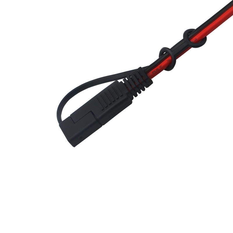 CERRXIAN 3.2FT 12V 14AWG Alligator Crocodile Clip to SAE Connector