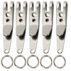 SuperglockT Silver Key Ring Key Clip Carabiner with Key Ring