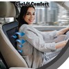 ZONETECH Cooling Car Seat Cushion - Black Automotive Adjustable Temperature
