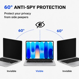 PUKMCX Magnetic Privacy Screen for 2026 MacBook Neo 13 Inch A18 Pro, Removable Anti Spy Laptop Screen Protector, Matte Anti Glare Blue Light Filter, Scratch Resistant Privacy Shield