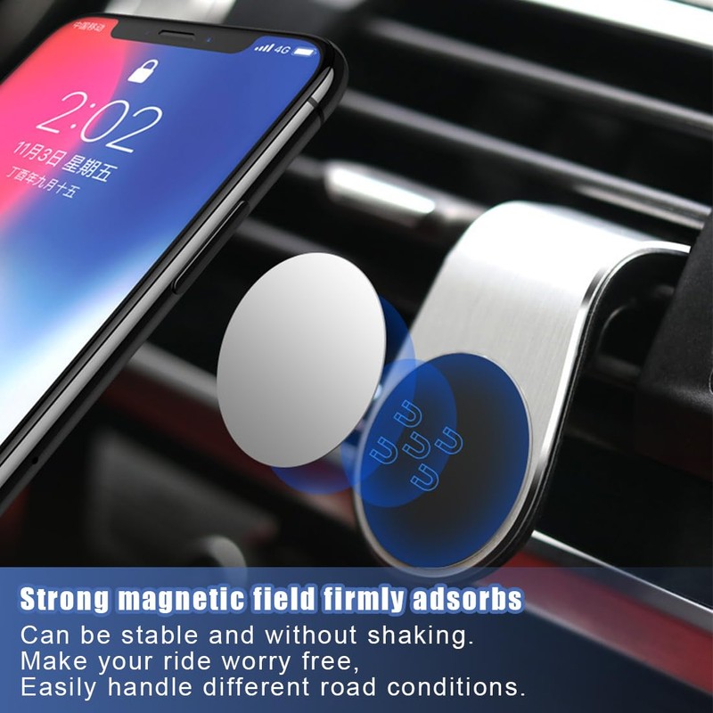 NHPY Pack of 2 Magnetic Car Air Vent Mount Speedometer