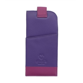 Mala Leather ZIGGY Collection Soft Slim Leather Glasses Case 5117_99