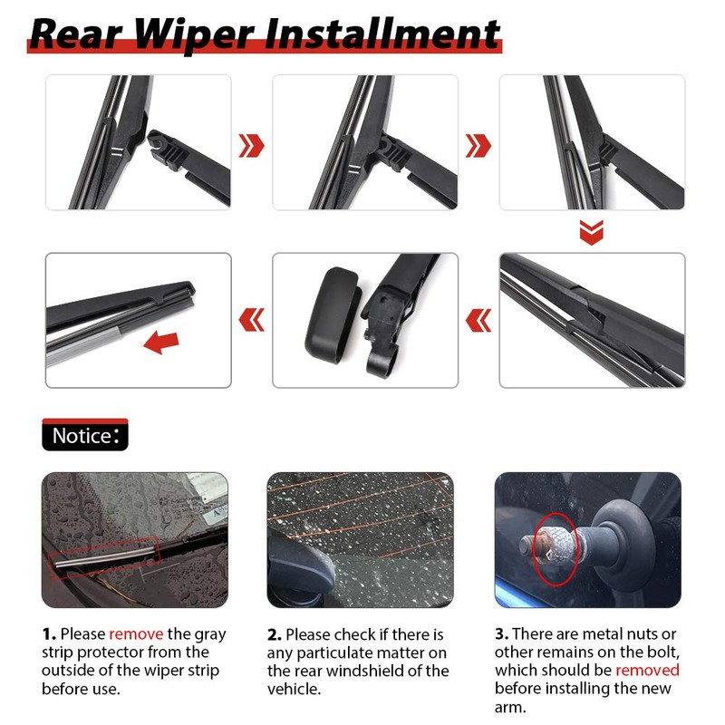 Limpiaparabrisas Trasero para brazo y Blade Set para Oe: 85241