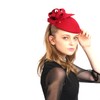 Women Veil Formal Cocktail Race Felt Wool Pill Box Hat