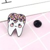 Cute Enamel Teeth Brooch Pin for Women Girls Fashion Unisex