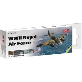 ICM Paint Set - WWII Royal Air Force (ICM48310)