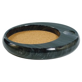 Sommelier's Wine Bottle Coaster, Green Marble