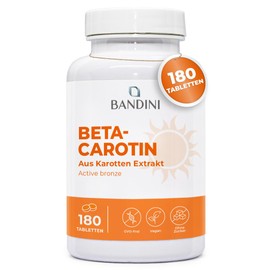 Bandini® Beta Carotene 180 Tablets Beta Carotene from Carrot Extract