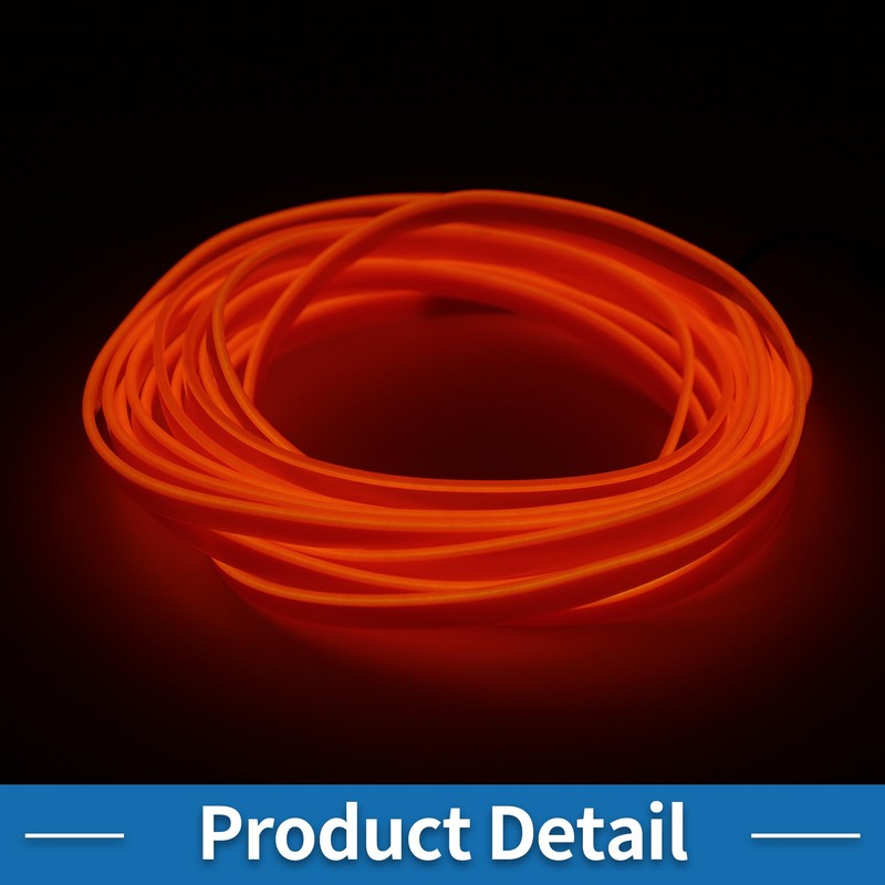 A ABSOPRO 5m EL Wire Cable LED Glow String Light