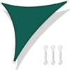 HEYOMART Sun Shade Sail Waterproof 3x3x3m Triangle, 98% UV Block