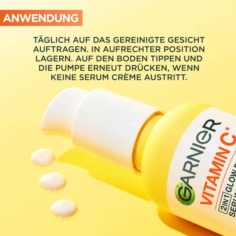 SkinActive Vitamin C Serum Crème – bringt müde und unebenmäßige