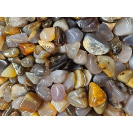 1lb Botswana agates tumbled-polish