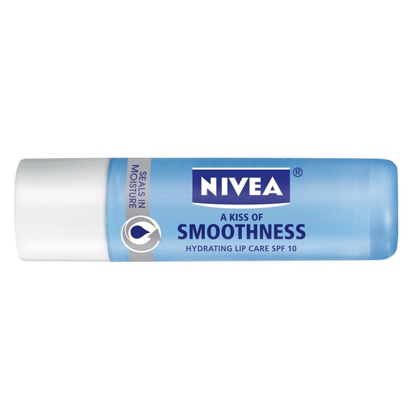 Nivea Smoothness Lip Care SPF 15 Sunscreen Sticks, 0.17 Oz. (Pack of 6)