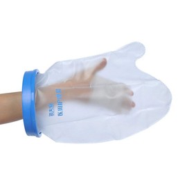 Adult Arm Cast Cover for Shower, Clear Waterproof Arm Bandage Protector for Bathing , Full Size Best Watertight Protection to Hand, Wrist, Finger Wound (Adult Short)