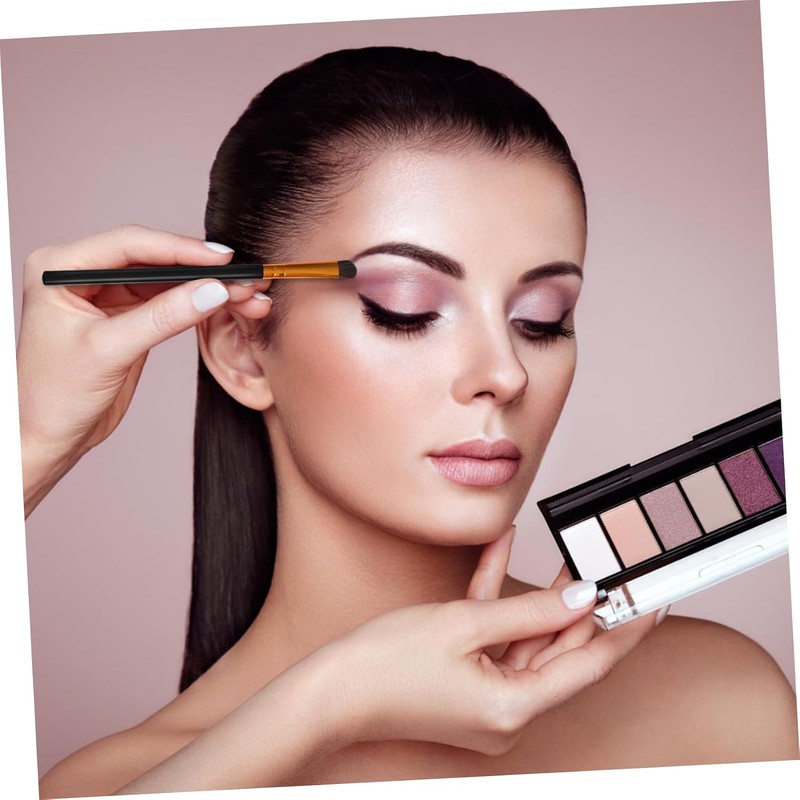 6 Piezas Pincel Para Sombras De Ojos De Mango De