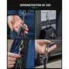 TISUR Magnetic Quick Release Keychain,Titanium Detachable Rotatable Key Chain Connector,