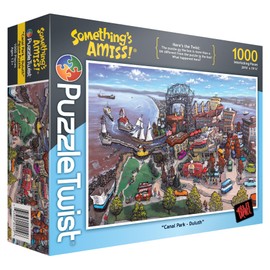 PuzzleTwist Jigsaw Puzzle | Canal Park - Duluth | Something's Amiss! Series | 1000 Pieces | City Ships Family Pastime