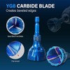 Deburring External Chamfer Tool, Remove BurrTools with Quick Release Shank,