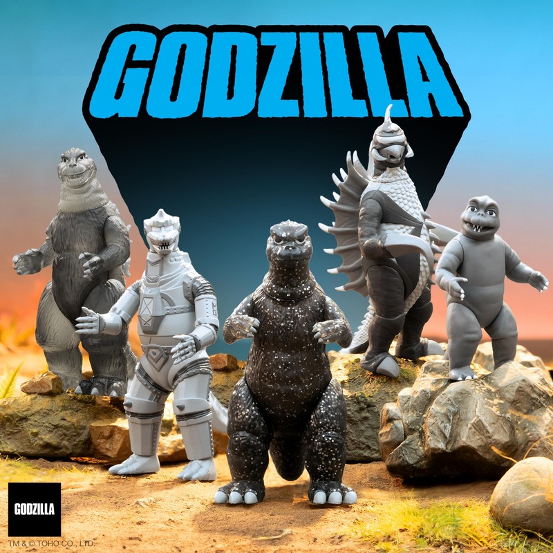 Super7 Toho Godzilla Blind Box Flat - (12 Pack) 3.75"