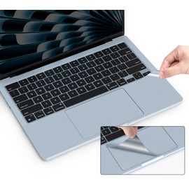 Palm Rest Cover Skin with Trackpad Protector Compatible with Apple 2025 MacBook Air M4 chip 13 Inch A3240, MacBook Air 13.6-inch Wrist Rest Protective Sticker Decal - Sky Blue