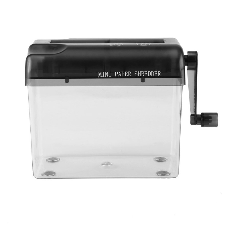 Manual Shredder, A6 Hand Crank Portable Mini Paper Cutting Tool
