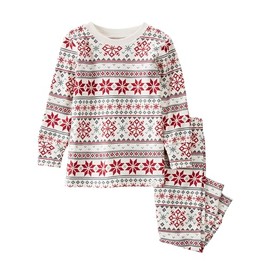little planet by carter's Baby 2-Piece Pajamas Made with Organic Cotton, Fairisle