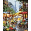 QUITEDEW Adults,Eiffel Tower,City,Garden Paint by Number Suitable for Home Wall
