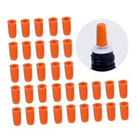 Gatuida 100pcs Eyelash Glue Bottle Tips Replacement Caps for Beauty Salon Supplies Clogging for Eyelash Extension Bottles
