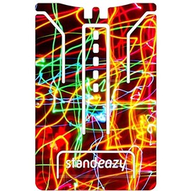 Smrter Standeazy Universal Phone Holder for Wallet Stand and Store (Single, Glow)