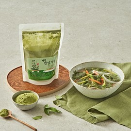Myeongdang Yeonhyang Lotus Leaf Powder 200, good for pancakes, kalguksu, and sujebi / 명당연향 연잎가루200 부침개 칼국수 수제비 요리에 좋아요