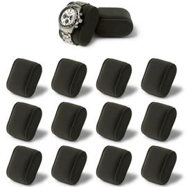 TAWBURY Bayswater Watch Box Pillows - Small | 18cm/7.1" Circumference | 5.1cm/2" Width | Compatible with our Black Bayswater 12 & 24 Slot Watch Boxes | Pack of 12 Pillows (Charcoal)