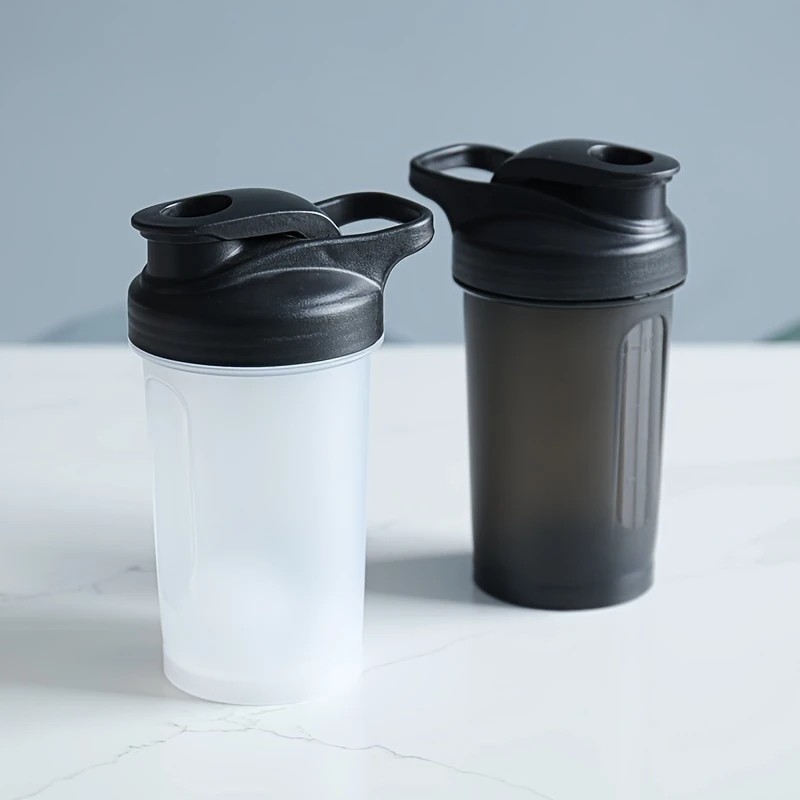 1pc Protein Shake Cup, 10.14oz Portable Flip Top Water Bottle